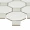 Msi White And Gray Matte SAMPLE Octagon Porcelain Mosaic Tile ZOR-MD-0412-SAM - alternate 5